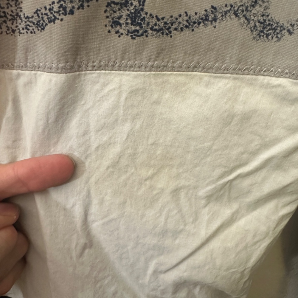 Desigual Embroidered Patchwork Button Down Xxl Ge… - image 2